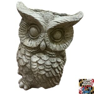 ceramic owl planter tall about 10 Inch